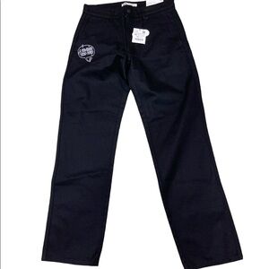 Zara 05 Contemporary Standard Fit Black Jean Trouser Graphic NWT Size 31